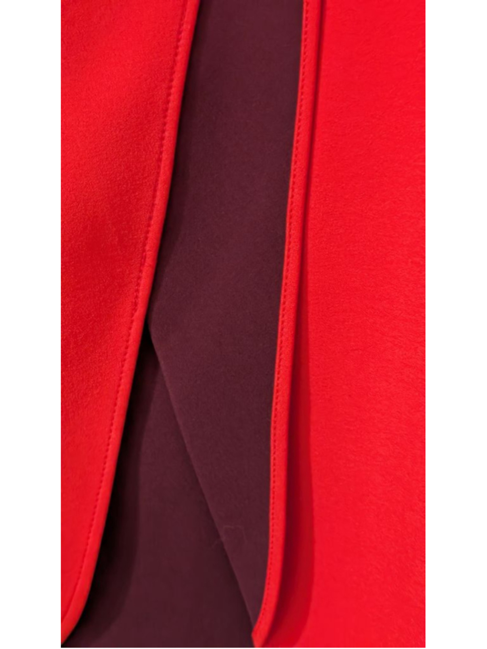 Women's Halogen Red Pencil Skirt with Slit - Size 6 - Picture 2 of 7